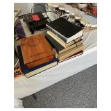 Bibles & books - 2 stacks