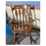 Oak rocking chair