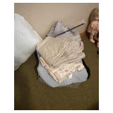 Stack of bedding queen size