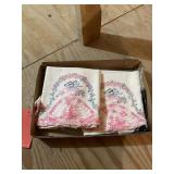 Pr embroidered pillow cases