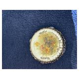 Row 1 - 5 brooches