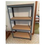 4 shelf metal shelving unit