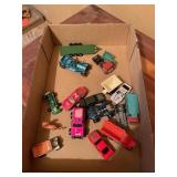 Flat of vintage cars, trucks, farm equipment