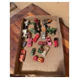 Flat of vintage toy cars & trucks