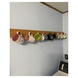 Laundry prayer - cups on rack - iron board & iron