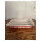Pink Daisy 1 1/4 qt casserole dish w/lid