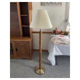 Oak floor lamp