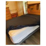 Oak queen size bed