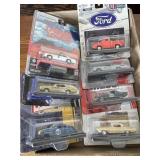 Flat of collectible cars