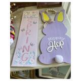 4 pieces of Easter door hangers
