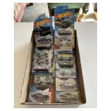 Flat of Hot Wheels