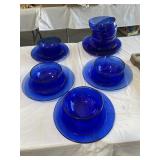 Cobalt blue dishes