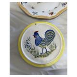 Group of chicken/rooster decor - 5 pieces