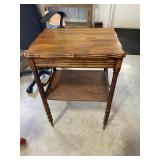 Side table w/shelf