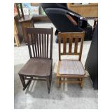 2 small rocking chairs
