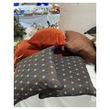 6 throw pillows