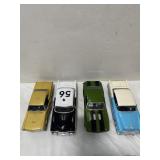 4 1/24 scale metal cars