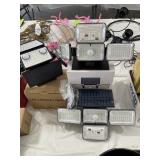 3 LED sensor lights w/remotes