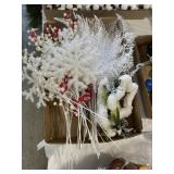 Flat of Xmas picks & ornaments
