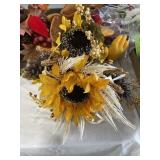 Fall bouquet & turkey decor kit