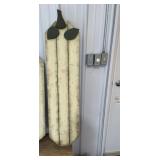 White wood pumpkin