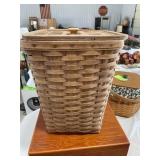 Vintage small Longaberger laundry hamper