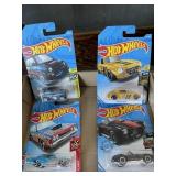 Flat of Hot Wheels cars