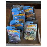 Flat of Hot Wheels cars