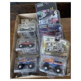Flat of Green Light collectible cars