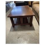 Mission style side table