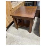 Mission style side table