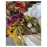Fall dishes & flat Fall decor, Coke tray