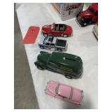 4 metal cars
