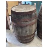 Vintage whiskey barrel