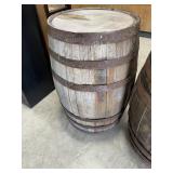 Vintage whiskey barrel