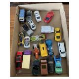 Flat of collectible cars