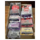 Flat of collectible cars