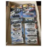 Flat of Hot Wheels cars