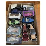 Flat of collectible toys