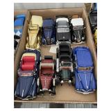 Flat of vintage toy cars