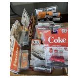 Flat of collectible cars