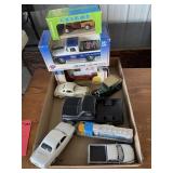 Flat of collectible cars