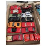 Flat of collectible cars & trucks