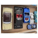 Flat of collectible cars