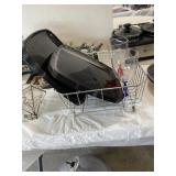 Dish drainer, hummingbird feeder, lots more