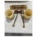 Childs vintage Davy Crockett bowtie & more