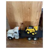 John Deere semi w/forklift
