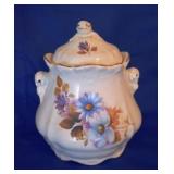 Covered Biscuit Jar, Approx 7" h