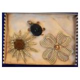 Three Vintage Pins