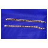 Two Gold Tone Bracelets